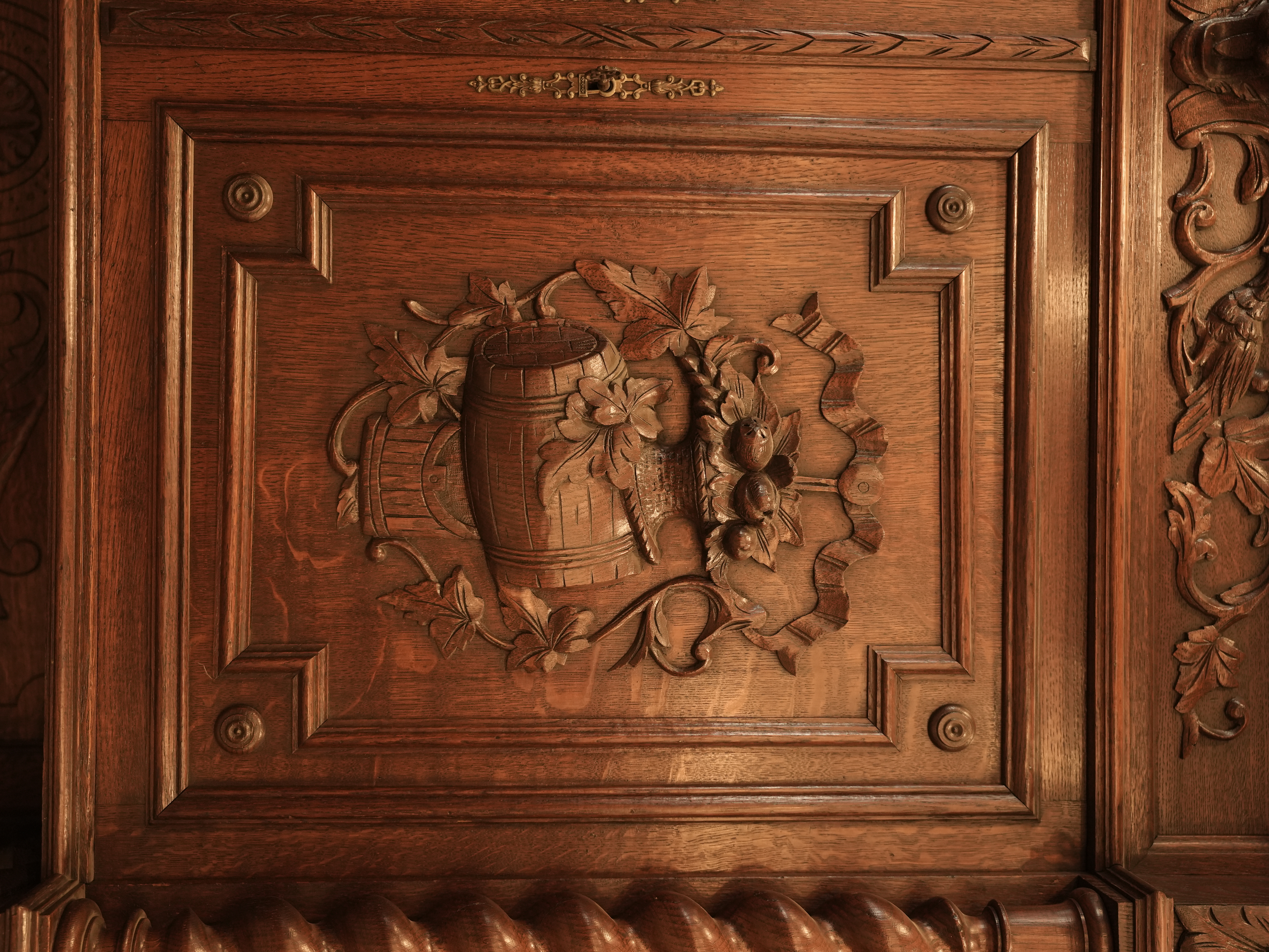 Henri II Oak Buffet view 3