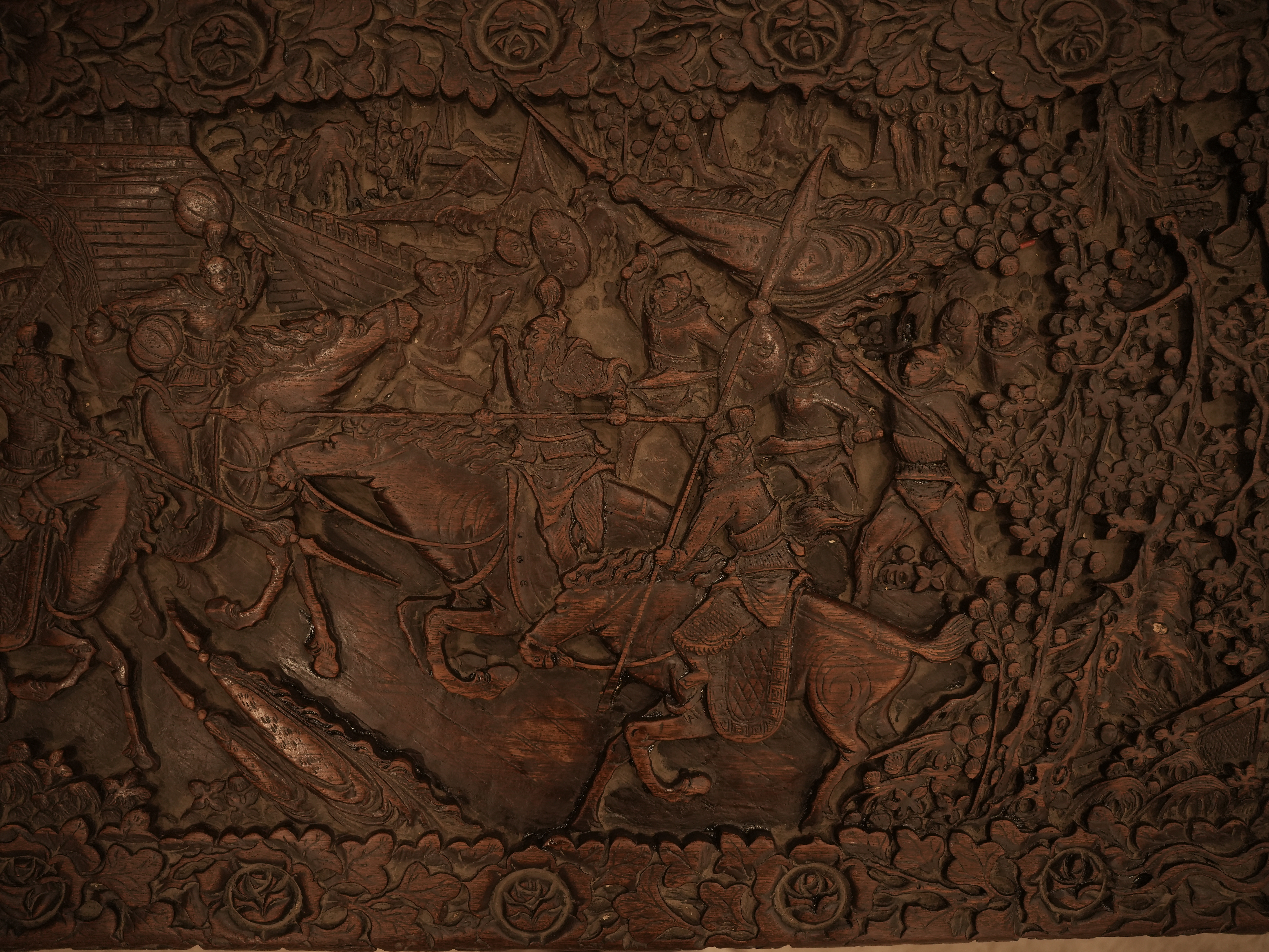 Carved Cane Armchair view 2