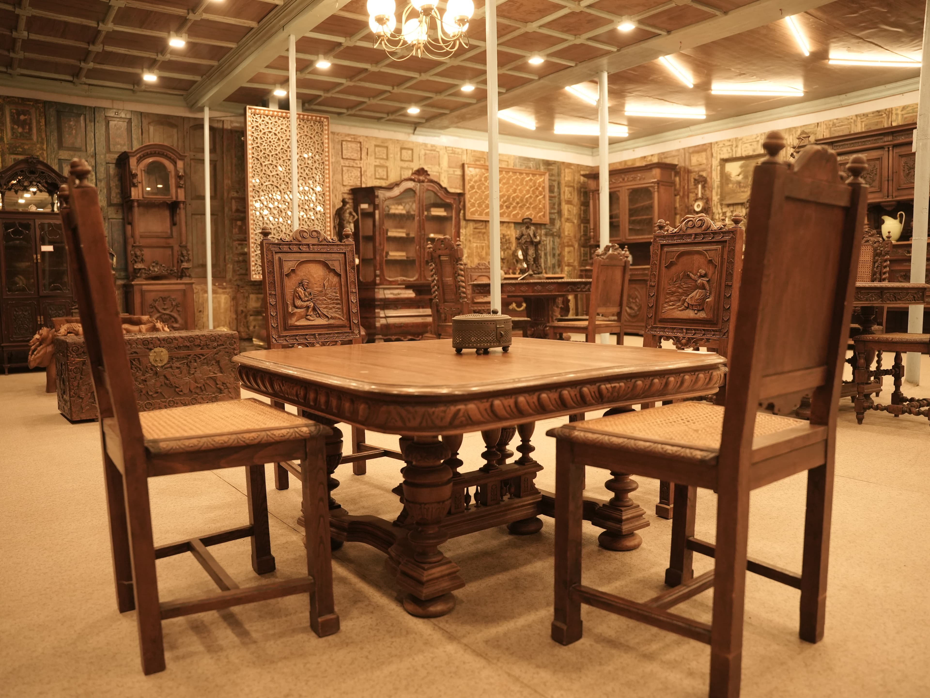 Elegant interior design setup