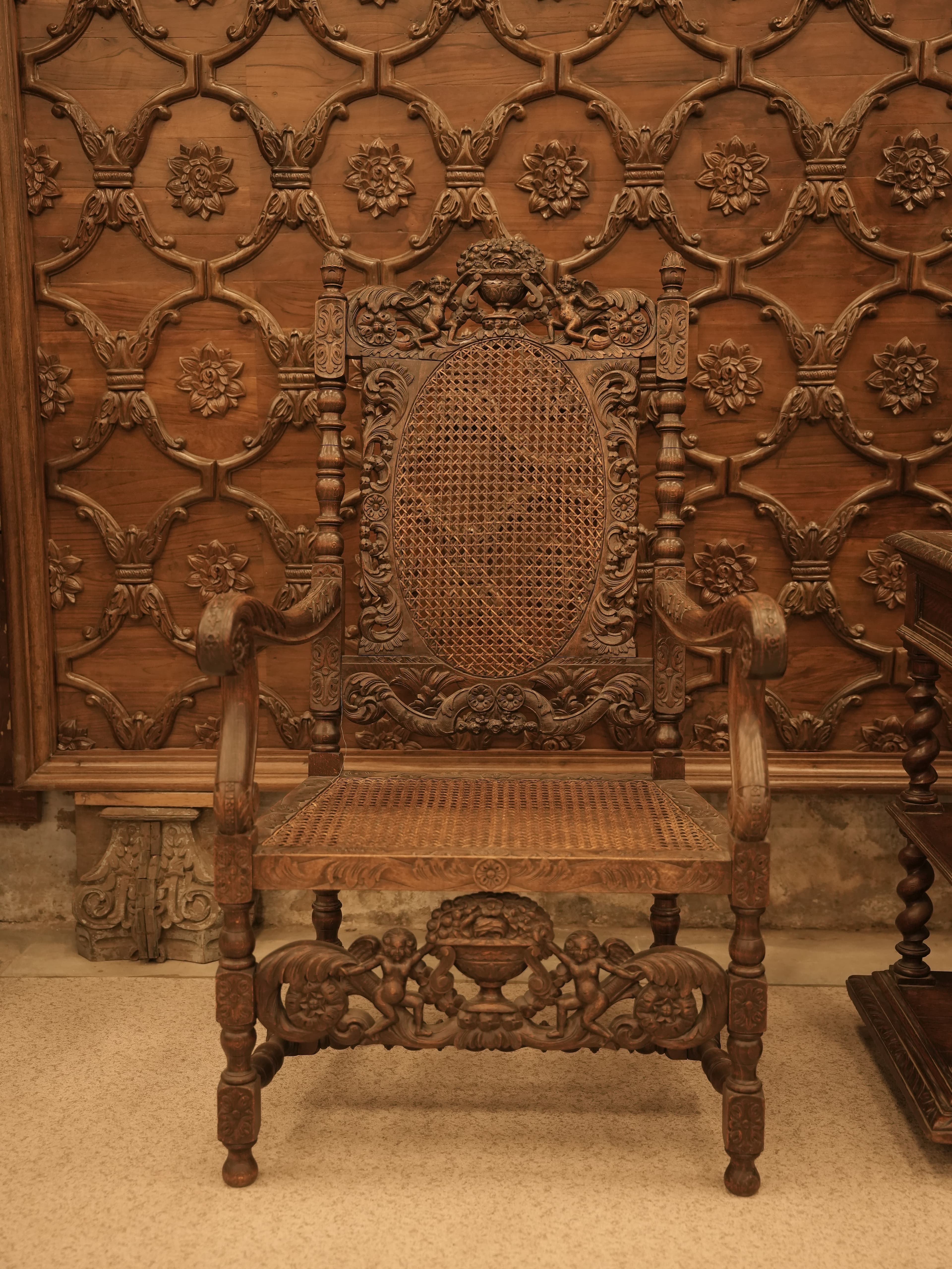 Antique interior gallery showcase